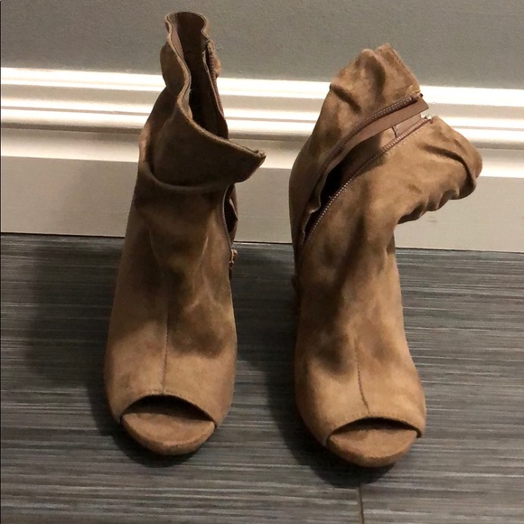 Wild Diva Shoes - Open toe boots, great for Spring, Summer and Fall